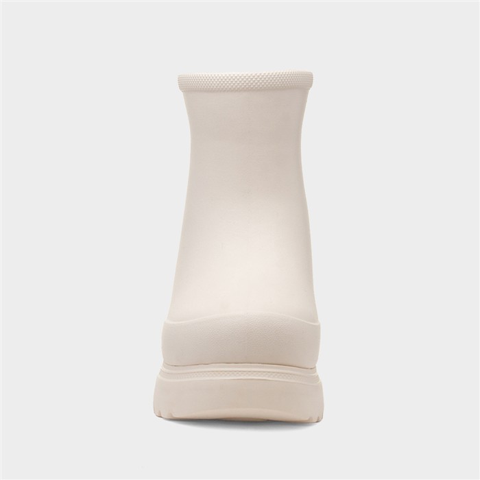 Dream Womens White Lightweight Chunky Welly