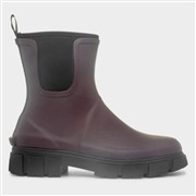 Lunar Lake Womens Plum Welly Ankle Boot (Click For Details)