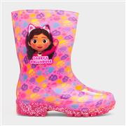 Gabby's Dollhouse Kids Pink Wellies (Click For Details)