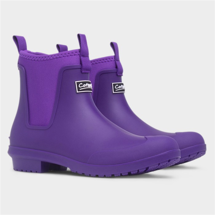 Grosvenor Womens Purple Ankle Welly