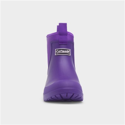 Grosvenor Womens Purple Ankle Welly