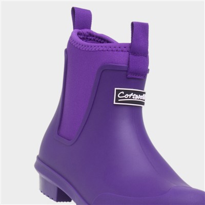 Grosvenor Womens Purple Ankle Welly