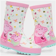 Peppa Pig Dione Kids Cream Welly Boot (Click For Details)