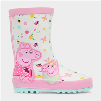Dione Kids Cream Welly Boot