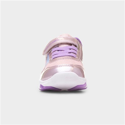 Kids Purple Light Up Trainers