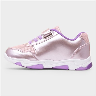 Kids Purple Light Up Trainers