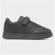 XL Bering Kids Black Easy Fasten Trainer (Click For Details)