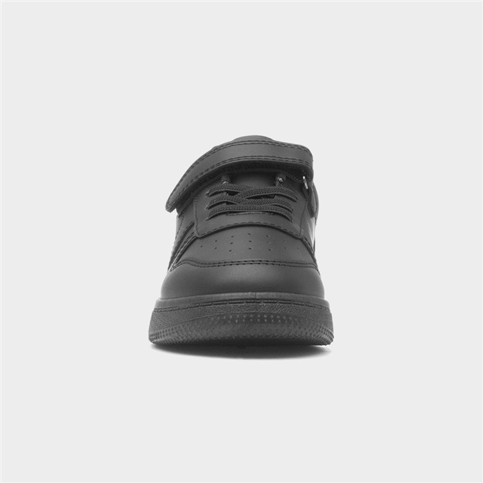 Kids Black Easy Fasten Strap Trainer