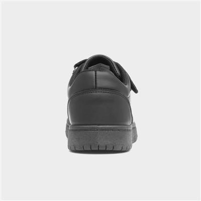 Kids Easy Fasten Trainer in Black