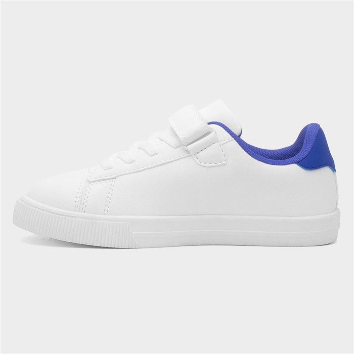 Kids White Easy Fasten Monster Trainer