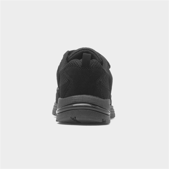 Kids' Black Easy Fasten Trainers