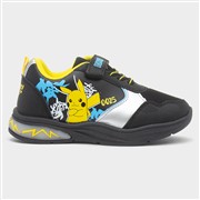 Pokémon Kids Black Light Up Easy Fasten Trainer (Click For Details)