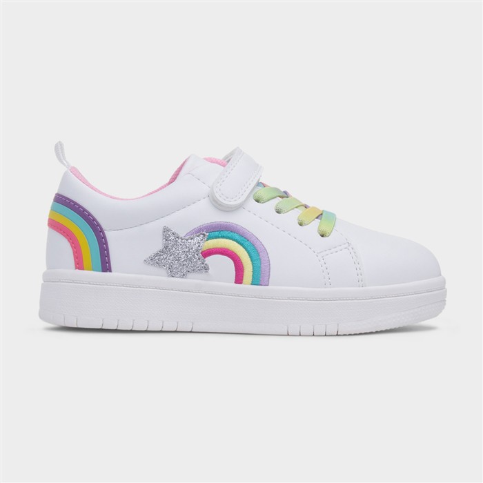 Oberon Kids White Rainbow Trainer