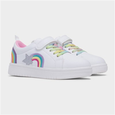 Oberon Kids White Rainbow Trainer