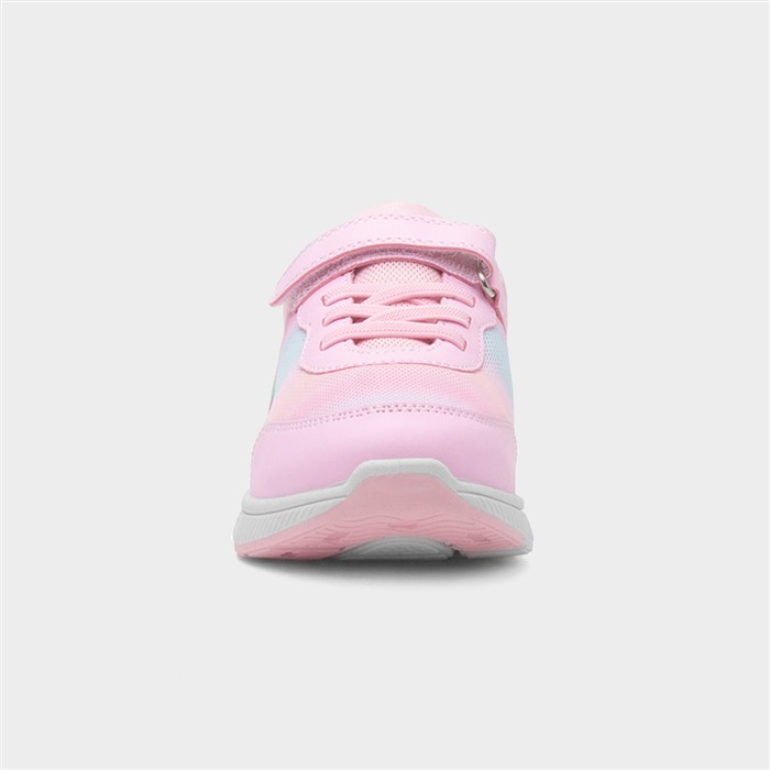Girls Pink Easy Fasten Trainer