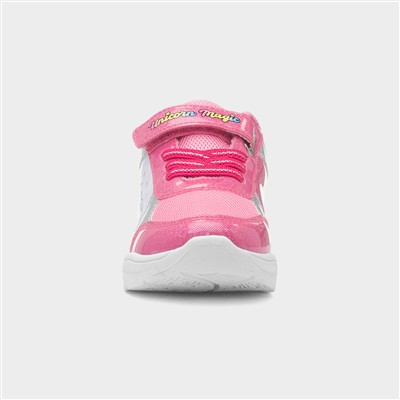 Kids Pink Amethyst Light Up Trainer
