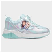 Disney Frozen Kids Metallic Light Up Trainer (Click For Details)