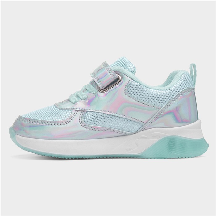 Kids Metallic Light Up Trainer