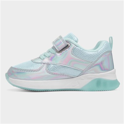Kids Metallic Light Up Trainer