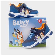 Bluey Kids Navy Easy Fasten Light Up Trainer (Click For Details)
