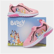 Bluey Pink Easy Fasten Character Light Up Trainer (Click For Details)
