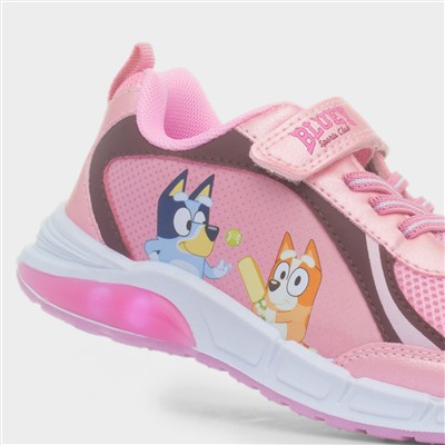 Pink Easy Fasten Character Light Up Trainer
