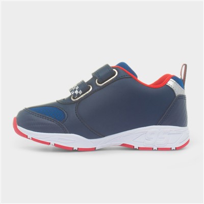 Kids Navy Light Up Trainer