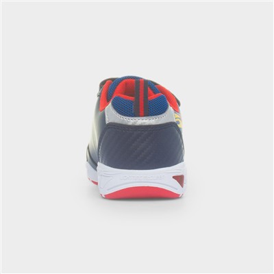 Kids Navy Light Up Trainer