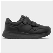 Osaga Crator Kids Black Double Easy Fasten Shoe (Click For Details)