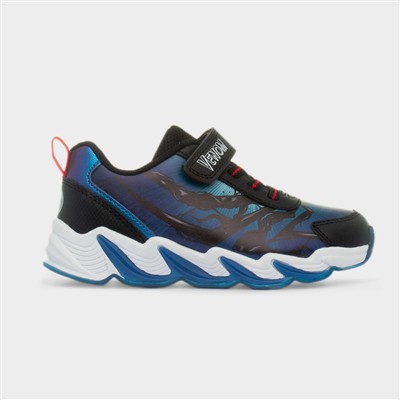 Black Light Up Easy Fasten Trainer