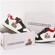 Super Mario Kids White Easy Fasten Trainer (Click For Details)