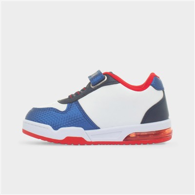 Kids Multi Light Up Flat Trainer