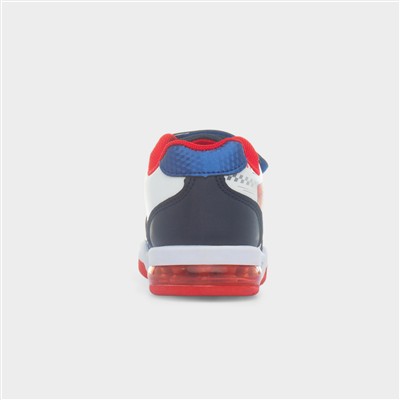 Kids Multi Light Up Flat Trainer