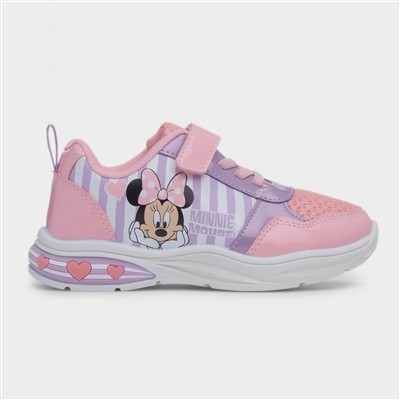 Kids Pink & Lilac Light Up Trainer