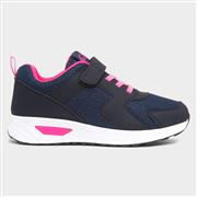 XL Yuan Kids Navy Easy Fasten Trainer (Click For Details)