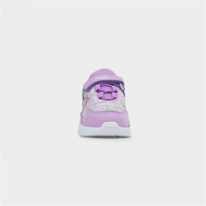 Flowers Kids Purple Easy Fasten Trainer