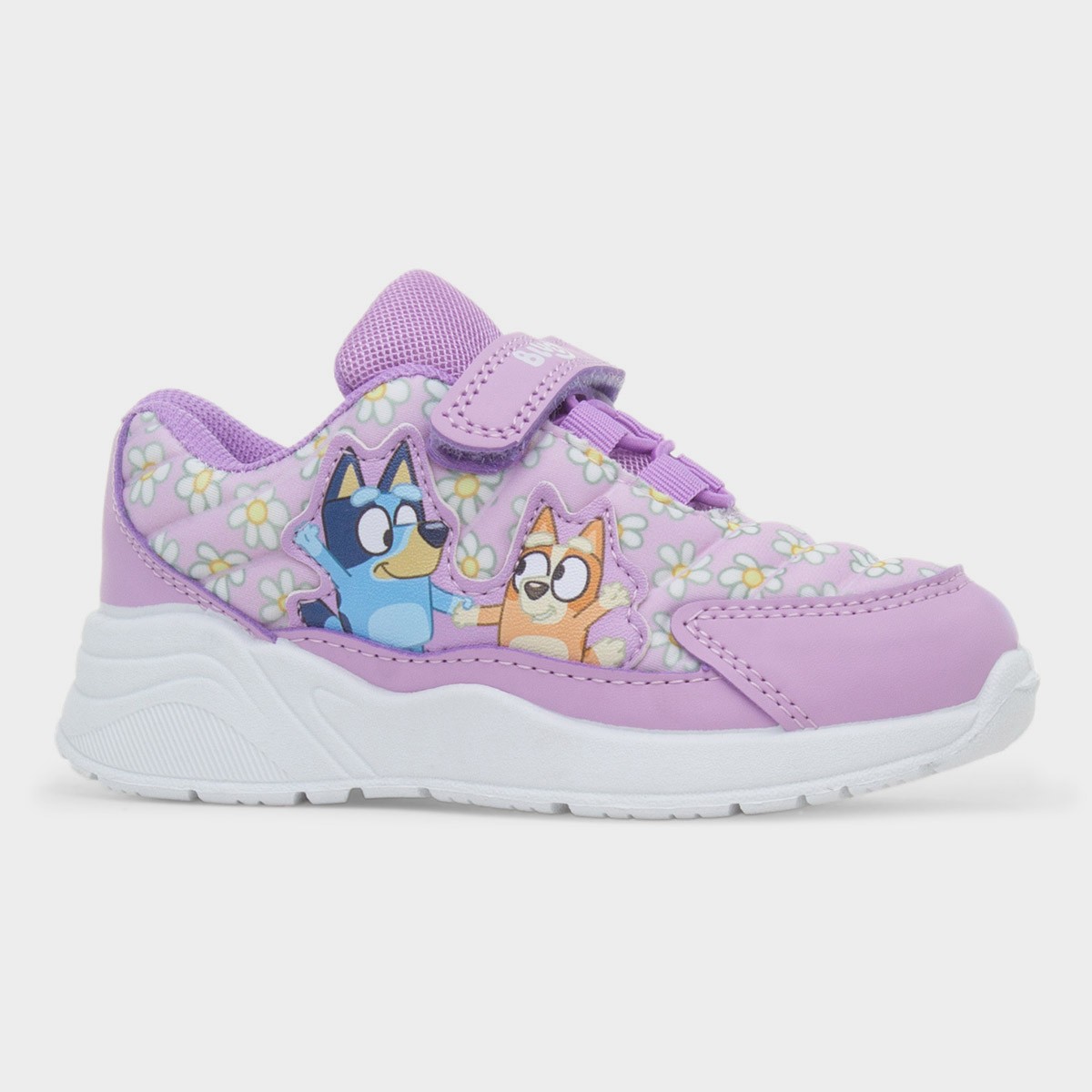 Flowers Kids Purple Easy Fasten Trainer
