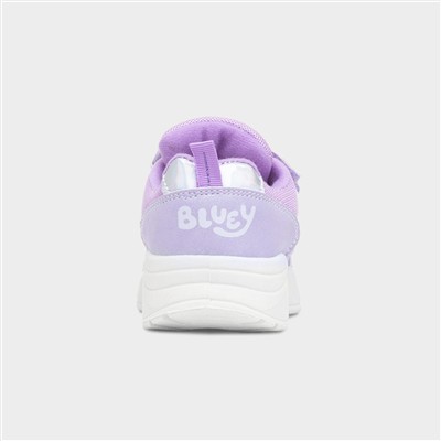 Janine Kids Purple Easy Fasten Trainer