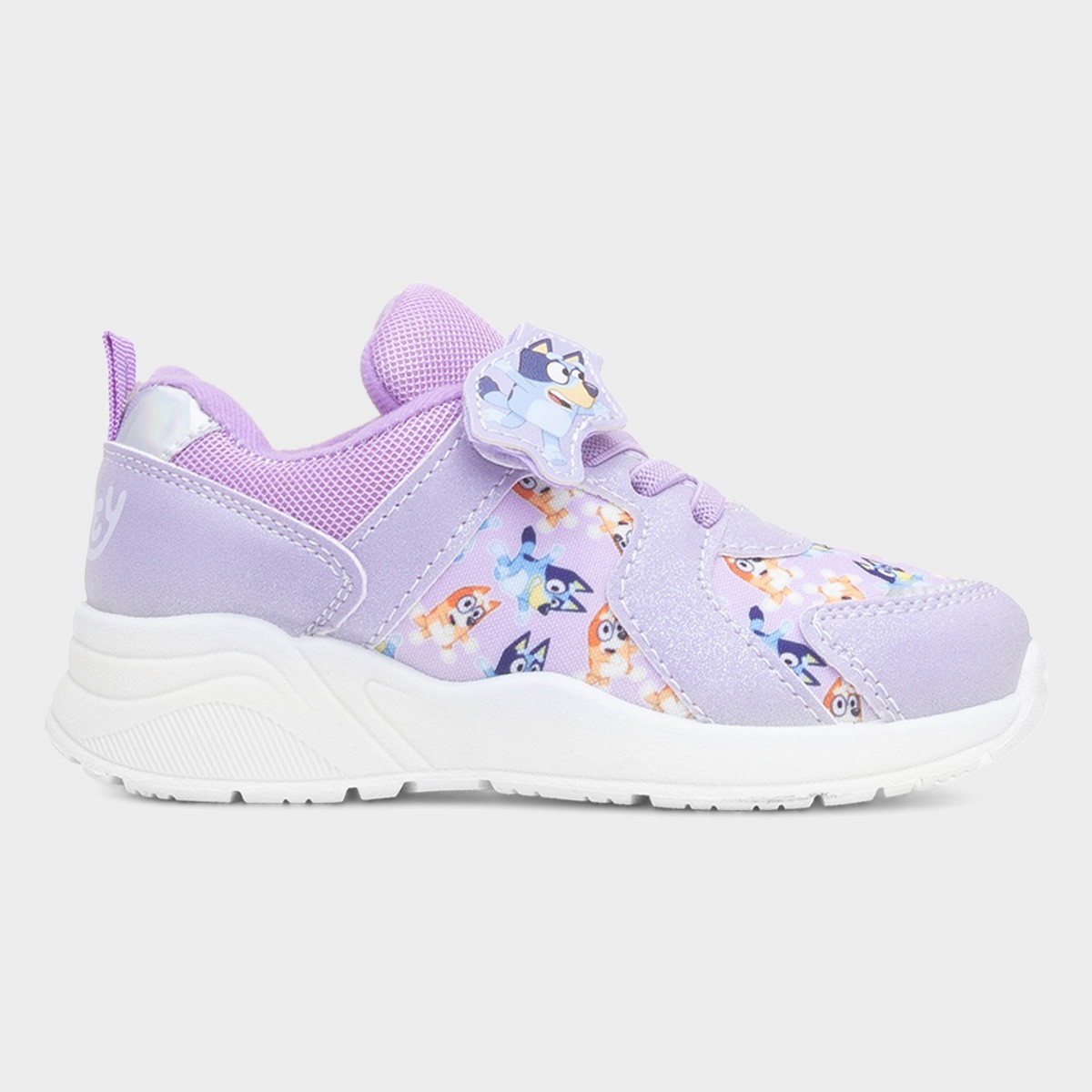 Janine Kids Purple Easy Fasten Trainer
