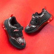Spider-Man Kids Black Light Up Trainer (Click For Details)