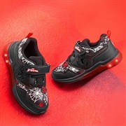 Spider-Man Kids Black Light Up Trainer (Click For Details)