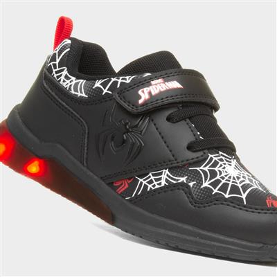 Kids Black Light Up Trainer