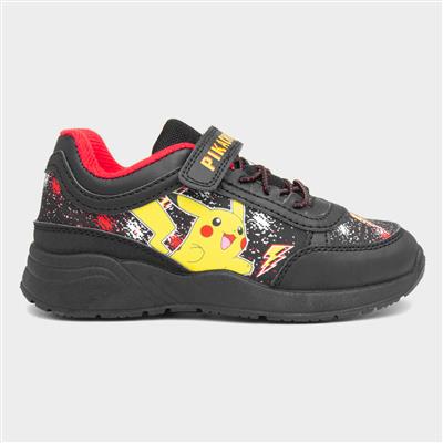 Pikachu Parkview Kids Black Trainer