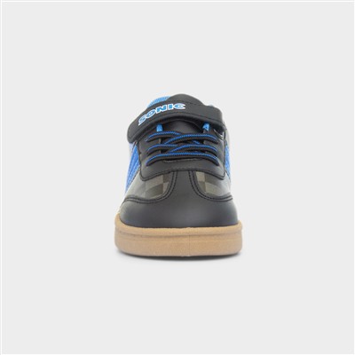 Sina Kids Blue & Black Trainer