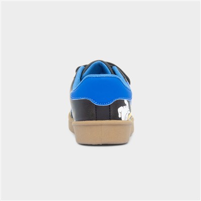 Sina Kids Blue & Black Trainer