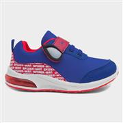 Spiderman Kids Blue Easy Fasten Trainers (Click For Details)