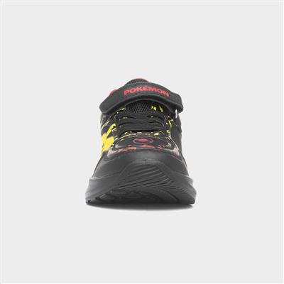 Kids Black Light Up Trainer