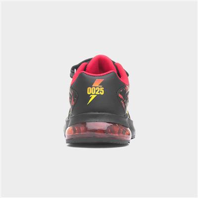 Kids Black Light Up Trainer