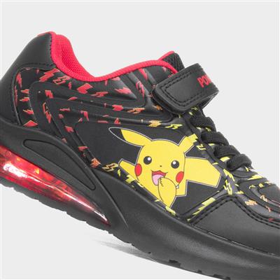 Kids Black Light Up Trainer