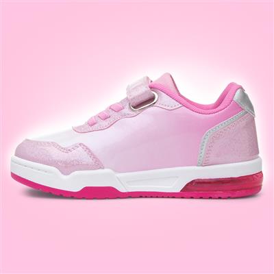 Kids Pink Iridescent Light Up Trainer